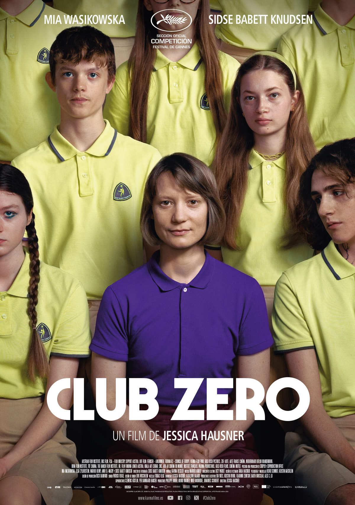 Ficha, tráiler y póster de Club Zero