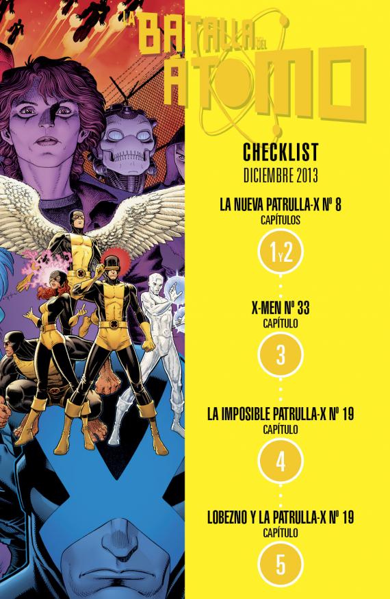 La Batalla del Átomo. Checklist Diciembre
