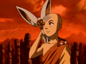 Aang_and_Momo_at_Wulong_Forest