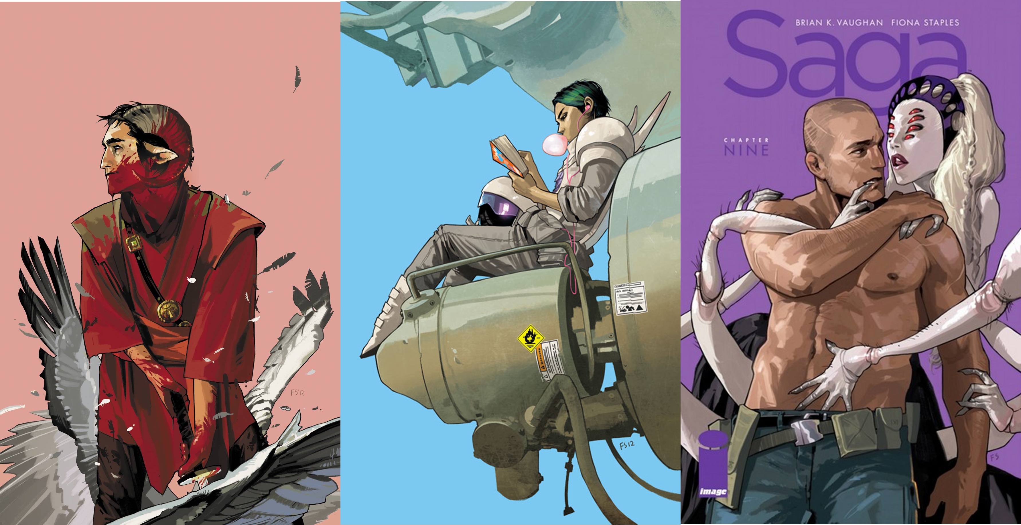 Portadas originales incluidas en el tomo 2 de SAGA