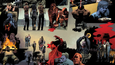 Portadas de The Walking Dead 115,conmemorando el décimo aniversario