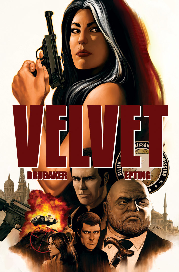 Portada de Velvet 1, de Brubaker y Epting