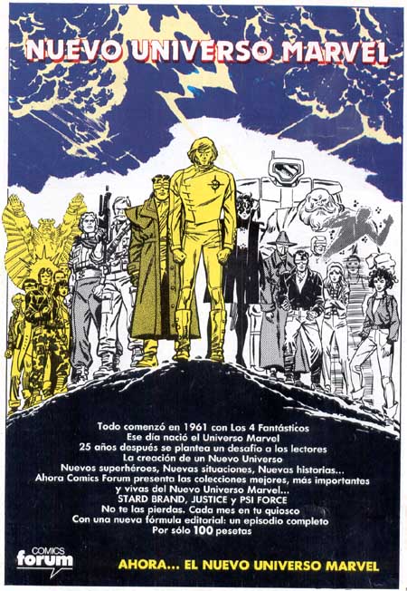 promo del nuevo universo publicado por Forum en España