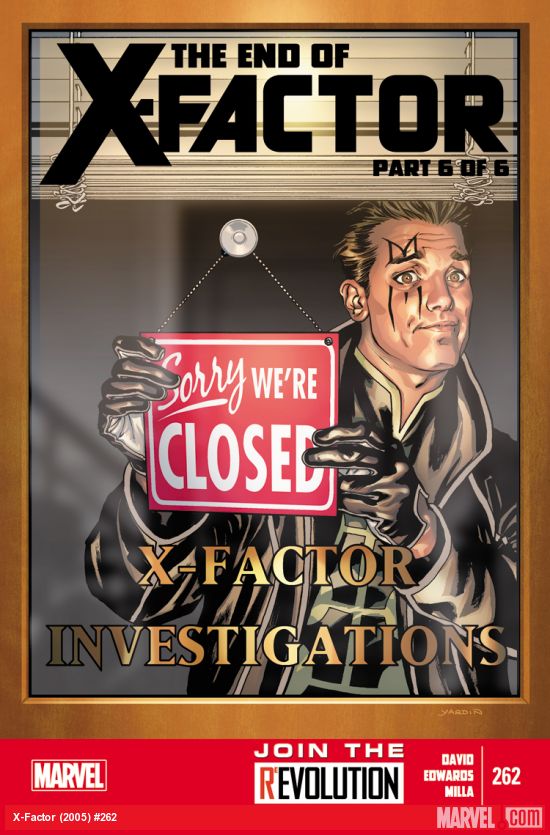 Portada del último número de Factor-X Portada del último número de Factor-X