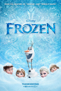 Póster de" Frozen: El reino del hielo"
