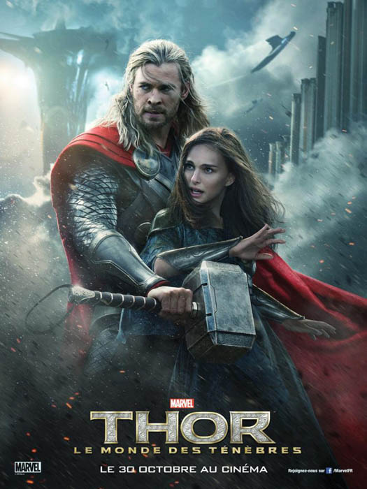 Thor y Jane Foster en el nuevo póster de Thor, el Mundo Oscuro