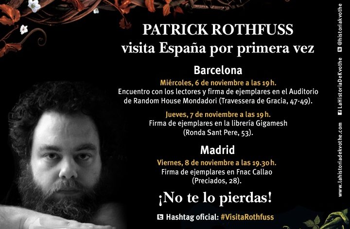 Visita de Patrick Rothfuss a España 2013