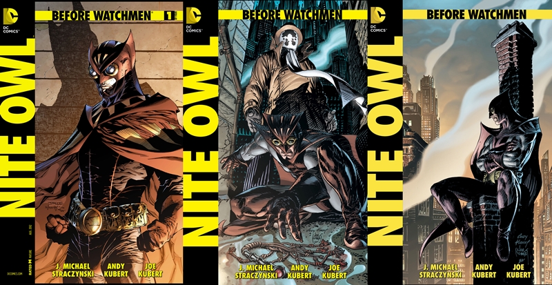 Portadas de la serie Antes de Watchmen: Búho Nocturno