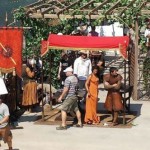 Ellaria Arena y La Víbora Roja en el rodaje de la temporada 4 de Juego de Tronos