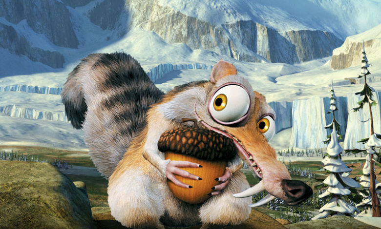 Scrat en Ice Age 3
