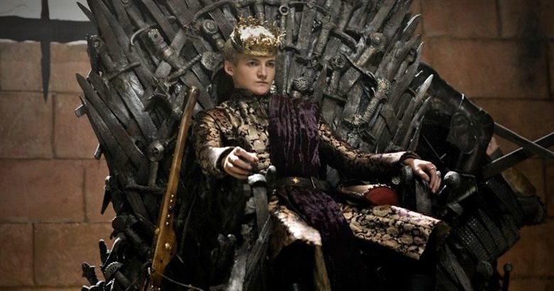 Jack Gleeson como Joffrey en Juego de Tronos