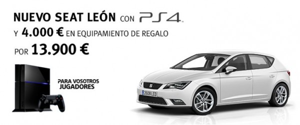 SEAT Leon y PlayStation 4