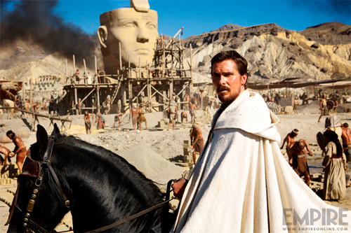 Christian Bale como Moisésen "Exodus"