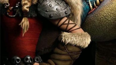 Póster de Astrid en "Cómo entrenar a tu dragón 2"