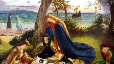 Ilustración de "Le Morte d'Arthur"