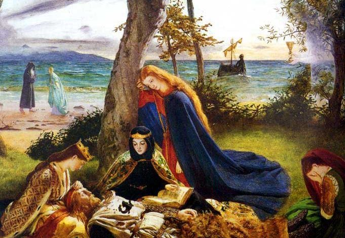 Ilustración de "Le Morte d'Arthur"