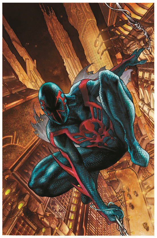 Portada de Spider-man 2099, por Simone Bianchi Spider-Man_2099_1_Cover_Bianchi