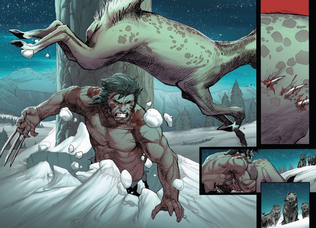 Logan ayuda a cazar a la manada.