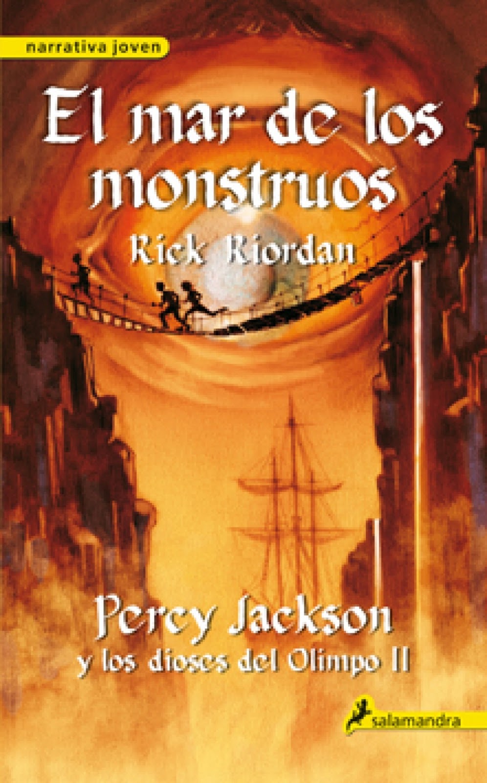 "Percy Jackson el mar de los Rick Riordan