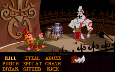 God of War modo aventura gráfica de los 90