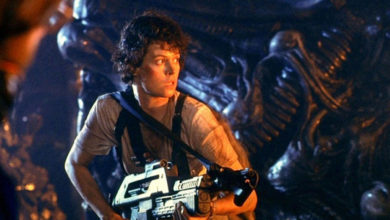 Sigourney Weaver como la teniente Ripley en Alien