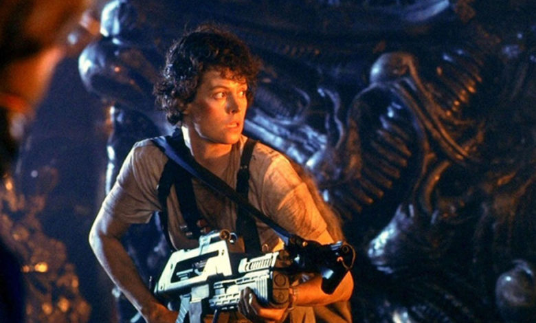Sigourney Weaver como la teniente Ripley en Alien