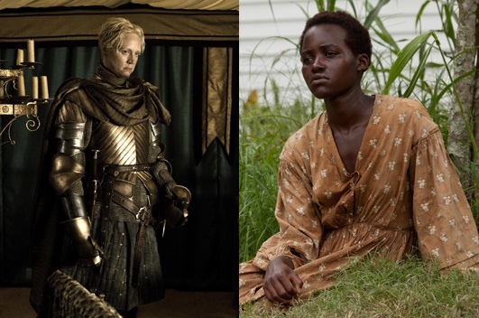 Lupita Nyong'o y Gwendoline Christie