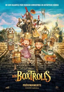 Póster en español de Los Boxtrolls