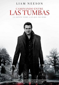 Póster en español de Caminando entre las tumbas