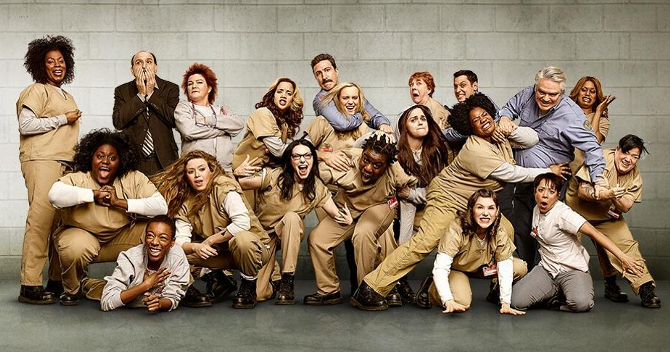 Imagen promocional de la segunda temporada de la serie de Netflix "Orange is the new black"