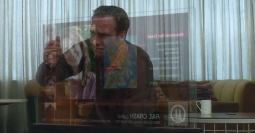 Joe (Rafe Spall) en "Black Mirror: White Christmas" de Channel 4.