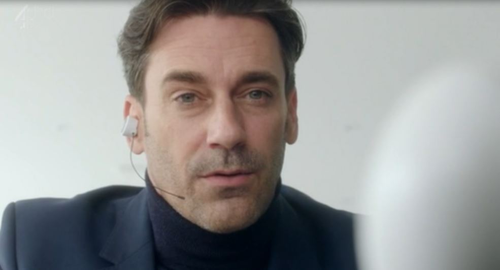 Jon Hamm en una imagen de "Black Mirror: White Christmas" de Channel 4.