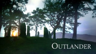 Cabecera de la primera temporada de "Outlander"