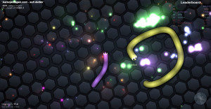 Imagen de "Slither.io". Combinación del Agar.io y el Snake
