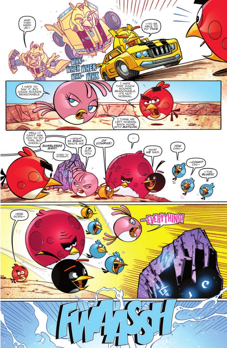 Cr Tica Angry Birds Transformers Vol Crossover Para Los Peques