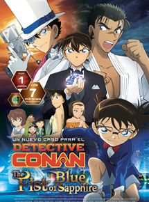 Póster de Detective Conan: El puño de zafiro azul