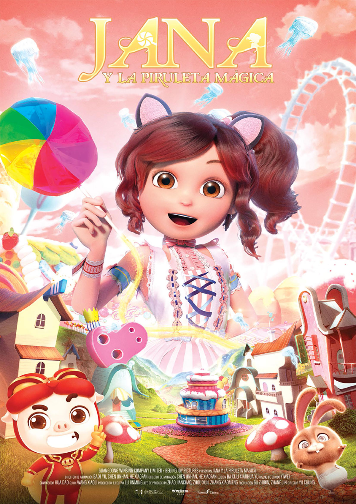 Póster de Jana y la piruleta mágica