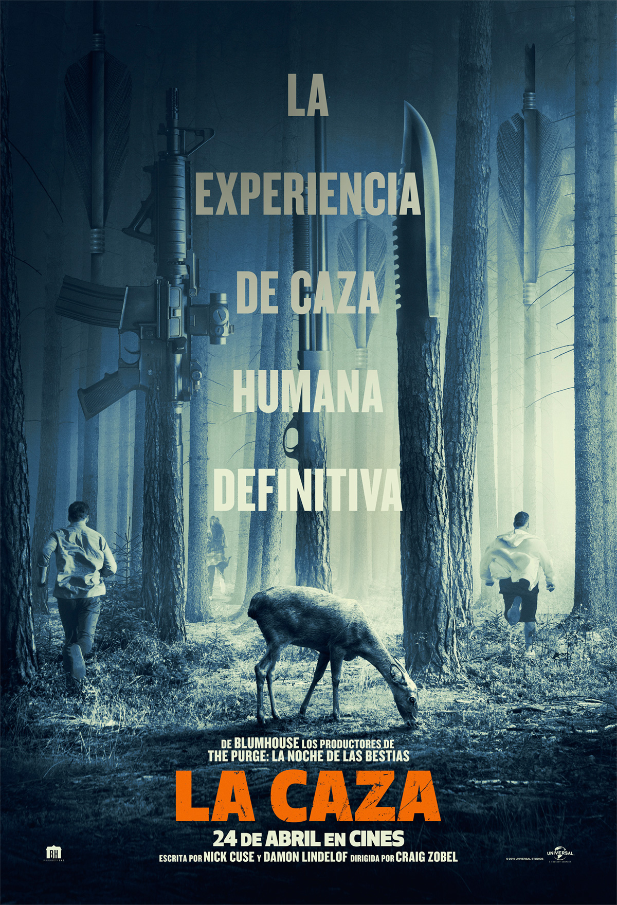 Póster de La caza Póster de La caza