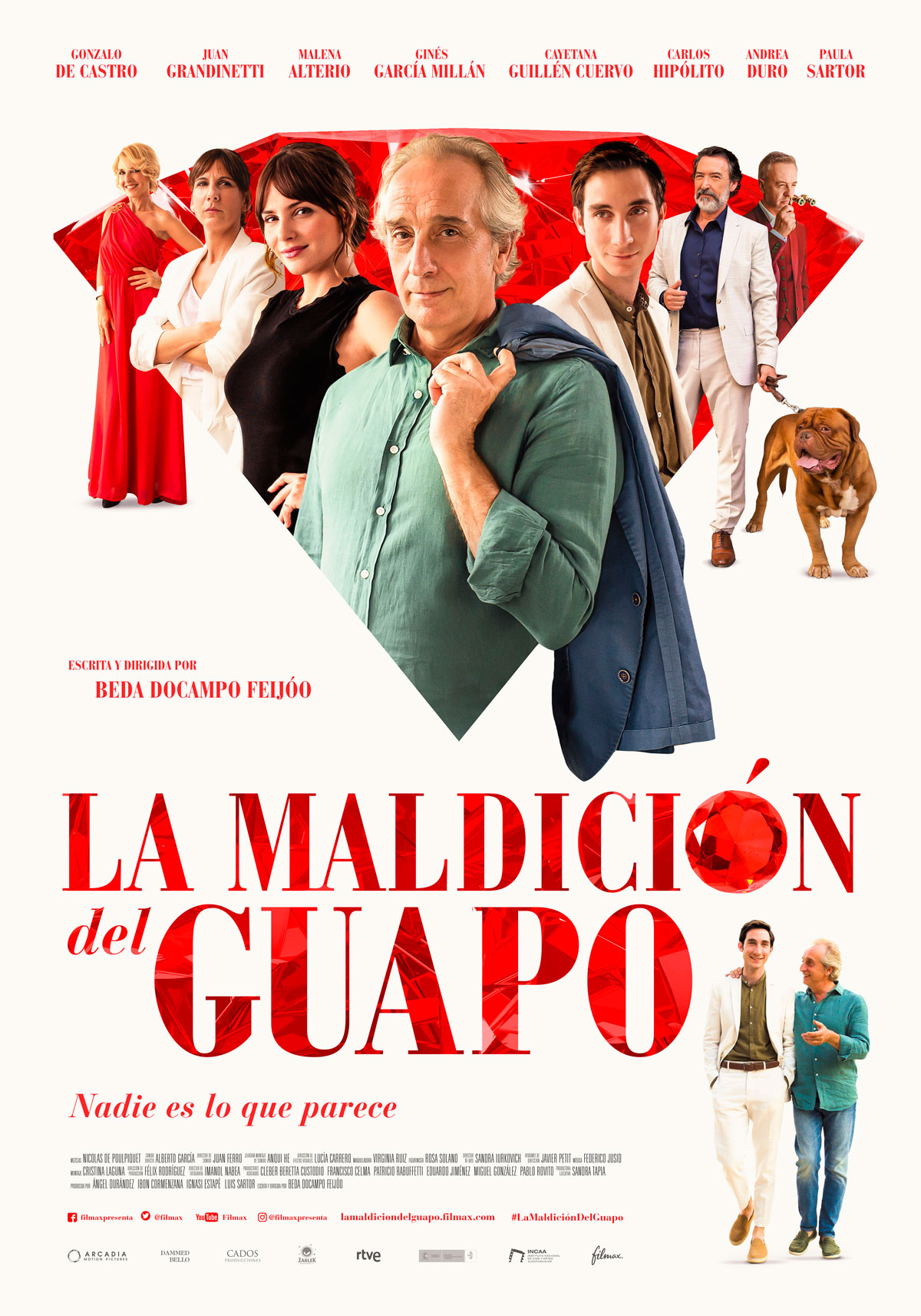 Póster de La maldición del guapo Póster de La maldición del guapo