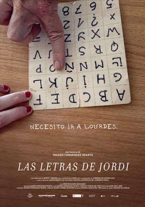 Póster de Las letras de Jordi Póster de Las letras de Jordi