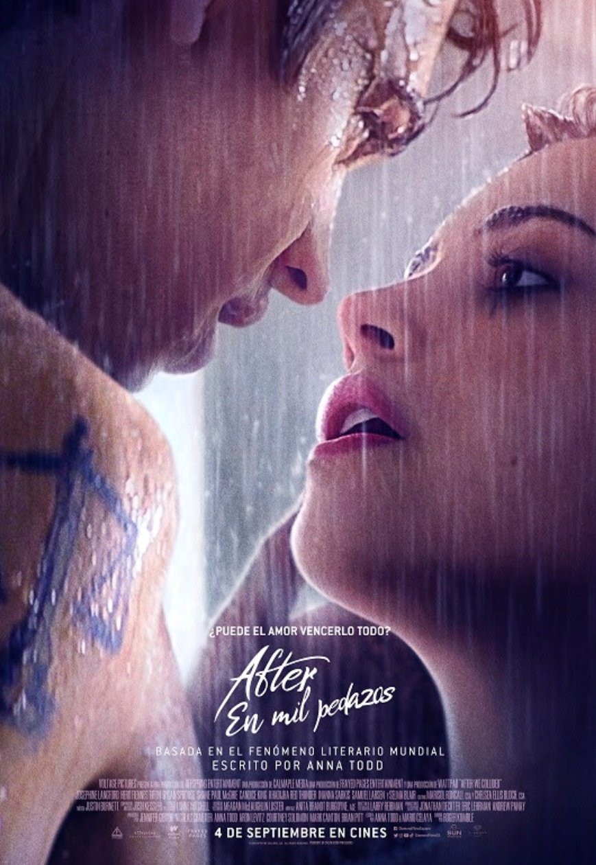 Póster de After. En mil pedazos