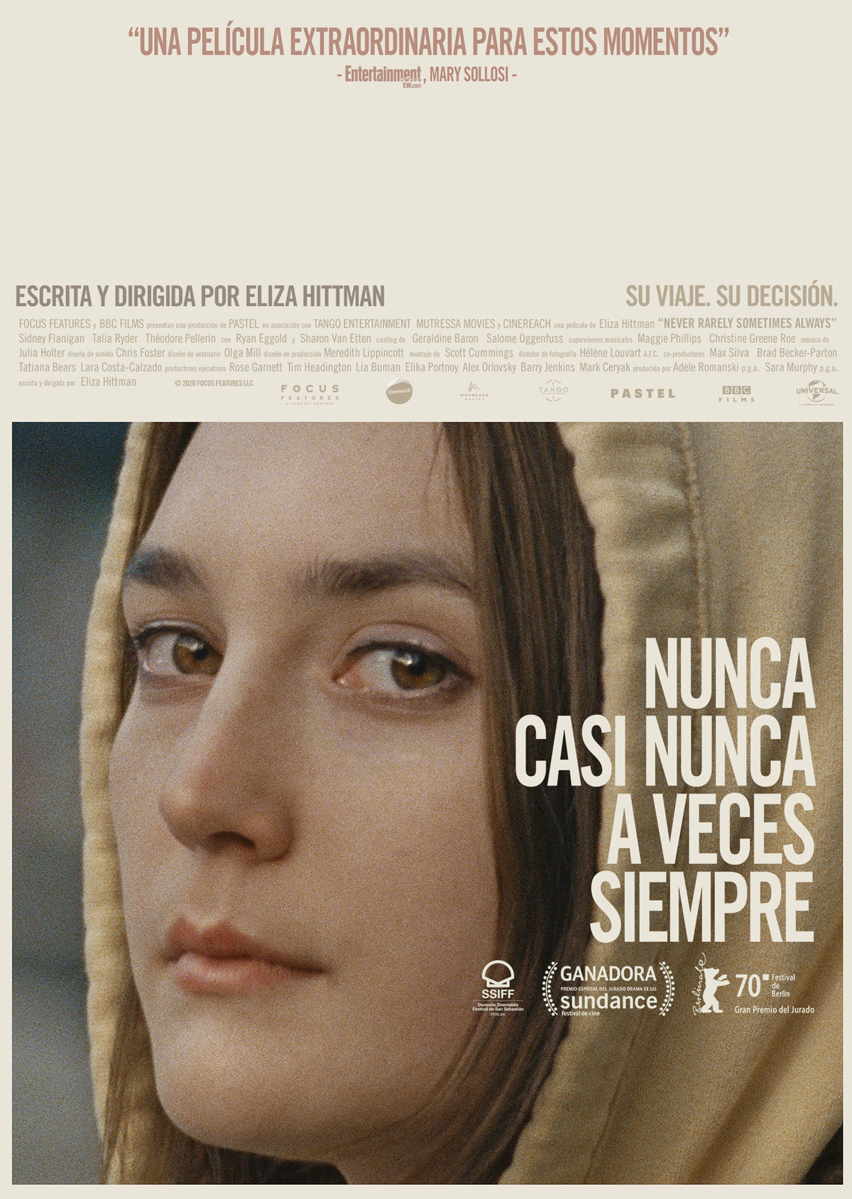 Póster de Nunca, casi nunca, a veces, siempre