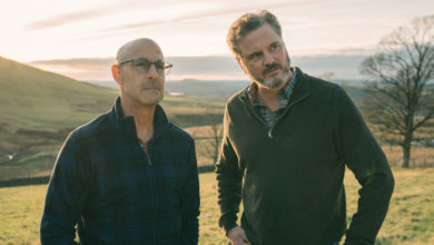 Tráiler y póster de "Supernova". Colin Firth y Stanley Tucci enamorados