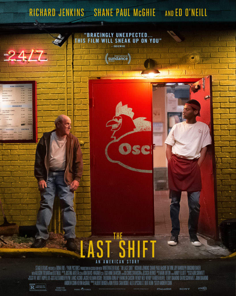 Póster de "The Last Shift", con Richard Jenkins