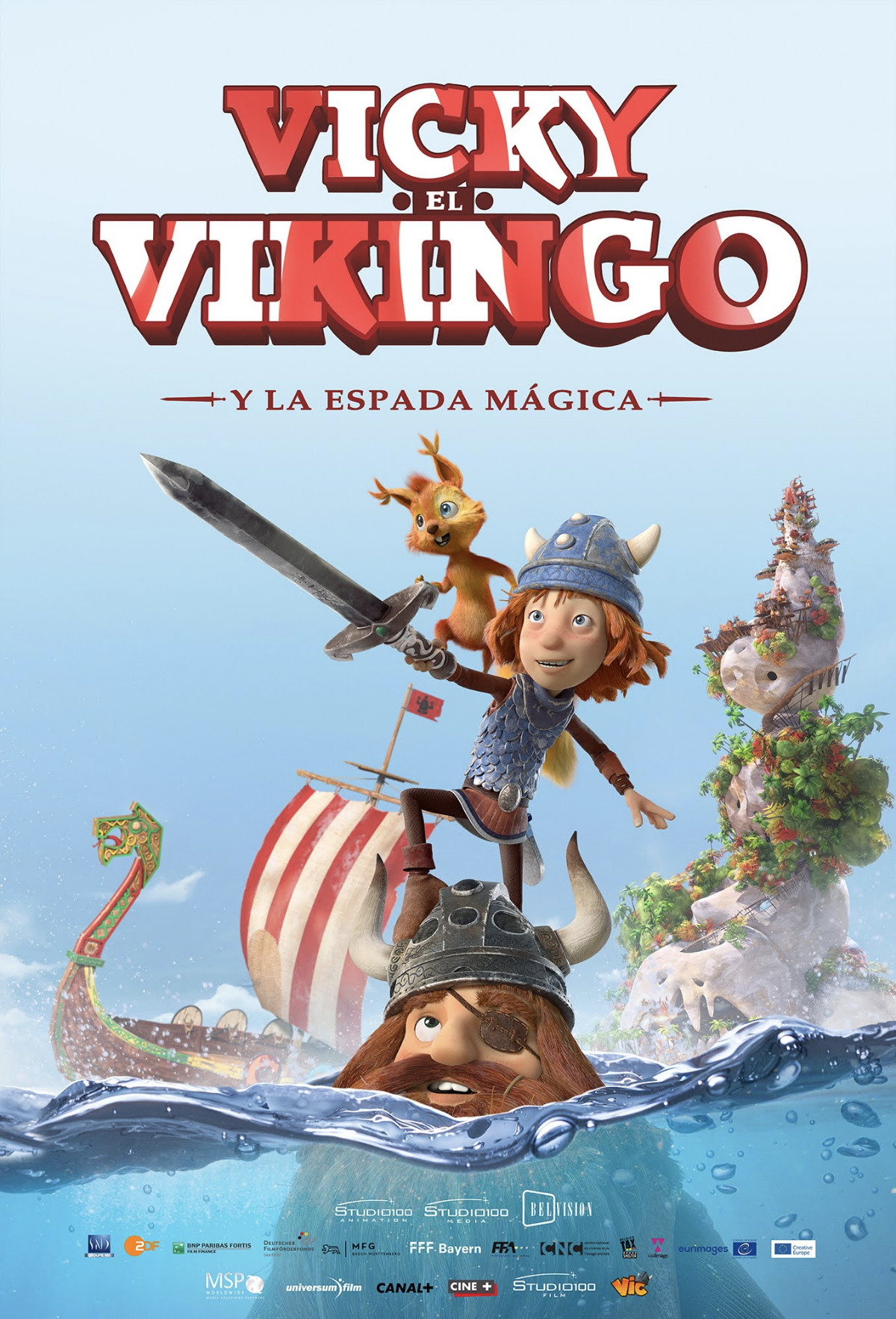 Póster de Vicky el Vikingo y la espada mágica