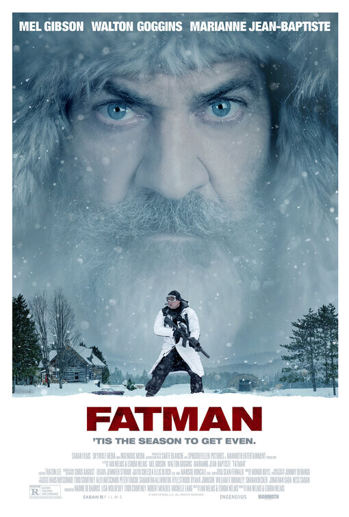 Póster de "Fatman", con Mel Gibson