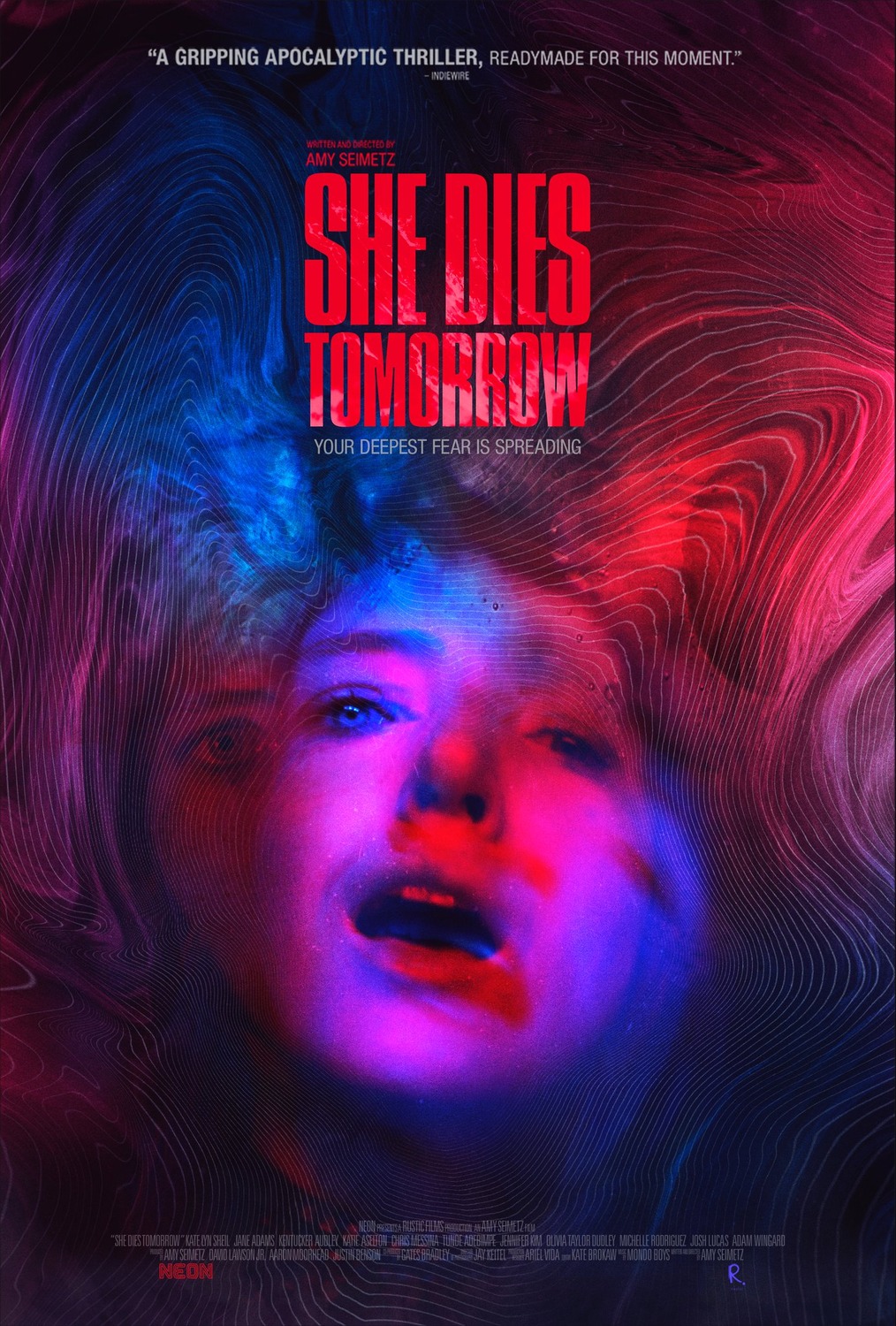 Póster de She Dies Tomorrow