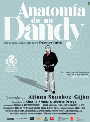 Póster de Anatomía de un dandy Póster de Anatomía de un dandy