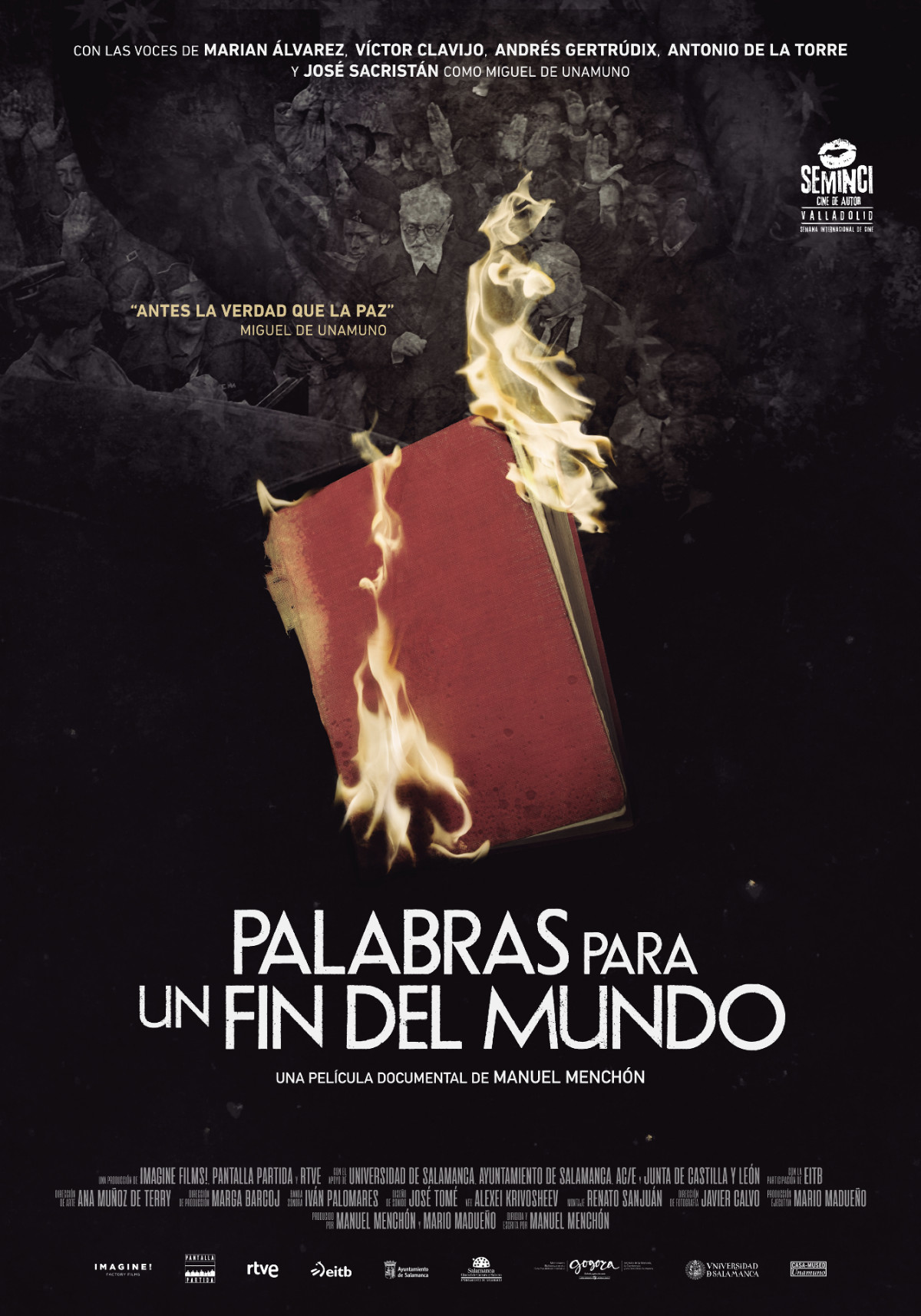 Póster de Palabras para un fin del mundo