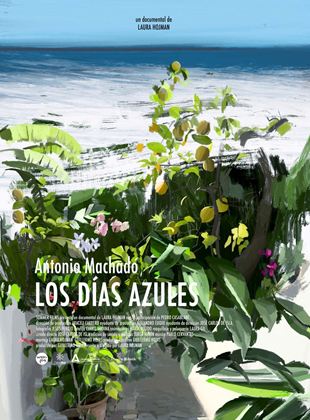 Póster de Antonio Machado: Los días azules Póster de Antonio Machado: Los días azules